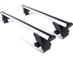 Dakdragers geschikt voor de Opel Grandland vanaf 2022 glad dak - Aluminium - Hoog laadvermogen 100kg - Merk Farad