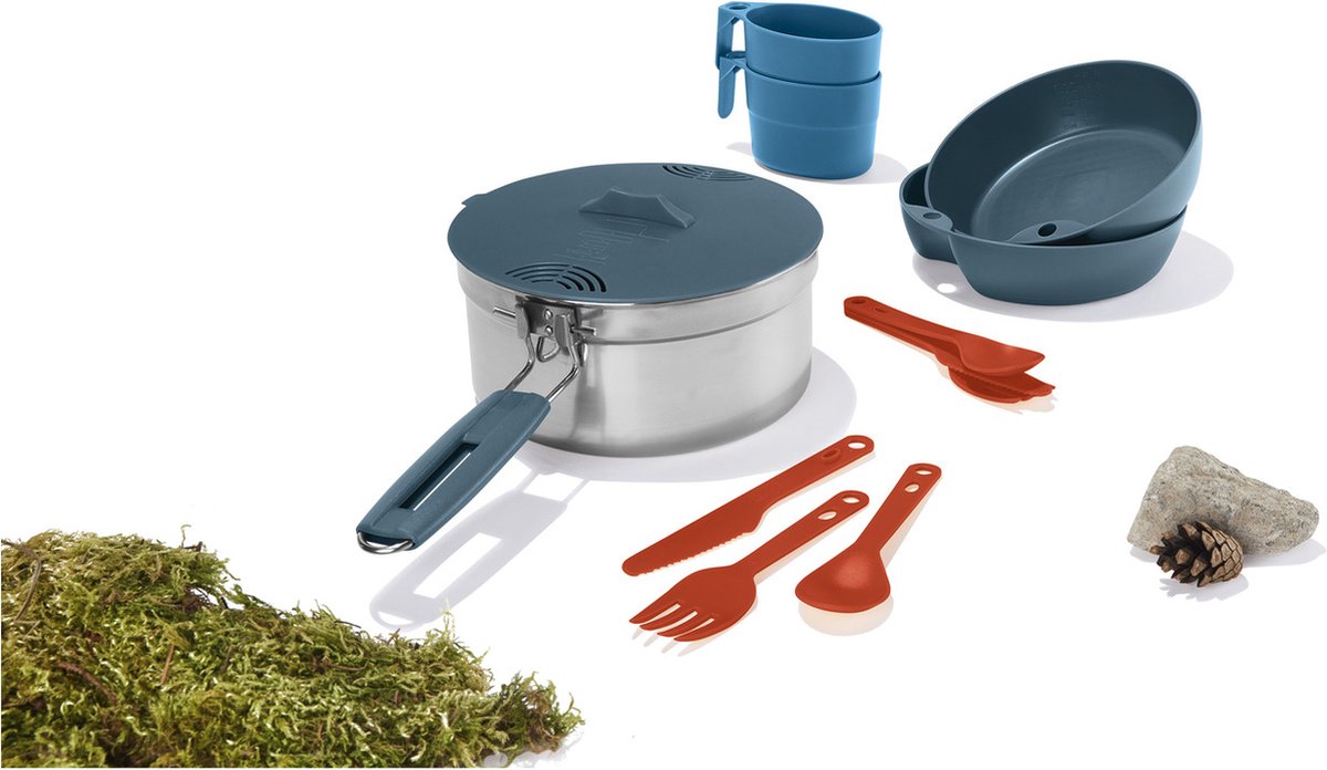 Ustensiles Gamelle Portable Camping Cuisine de Plein Air Set Léger