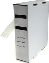 Krimpkous H  - 1 box 12.7 Ø / 6.4 Ø 6m transparant