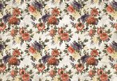 Fotobehang - Vlies Behang - Vintage Pioenrozen - Vintage Bloemen - 416 x 254 cm