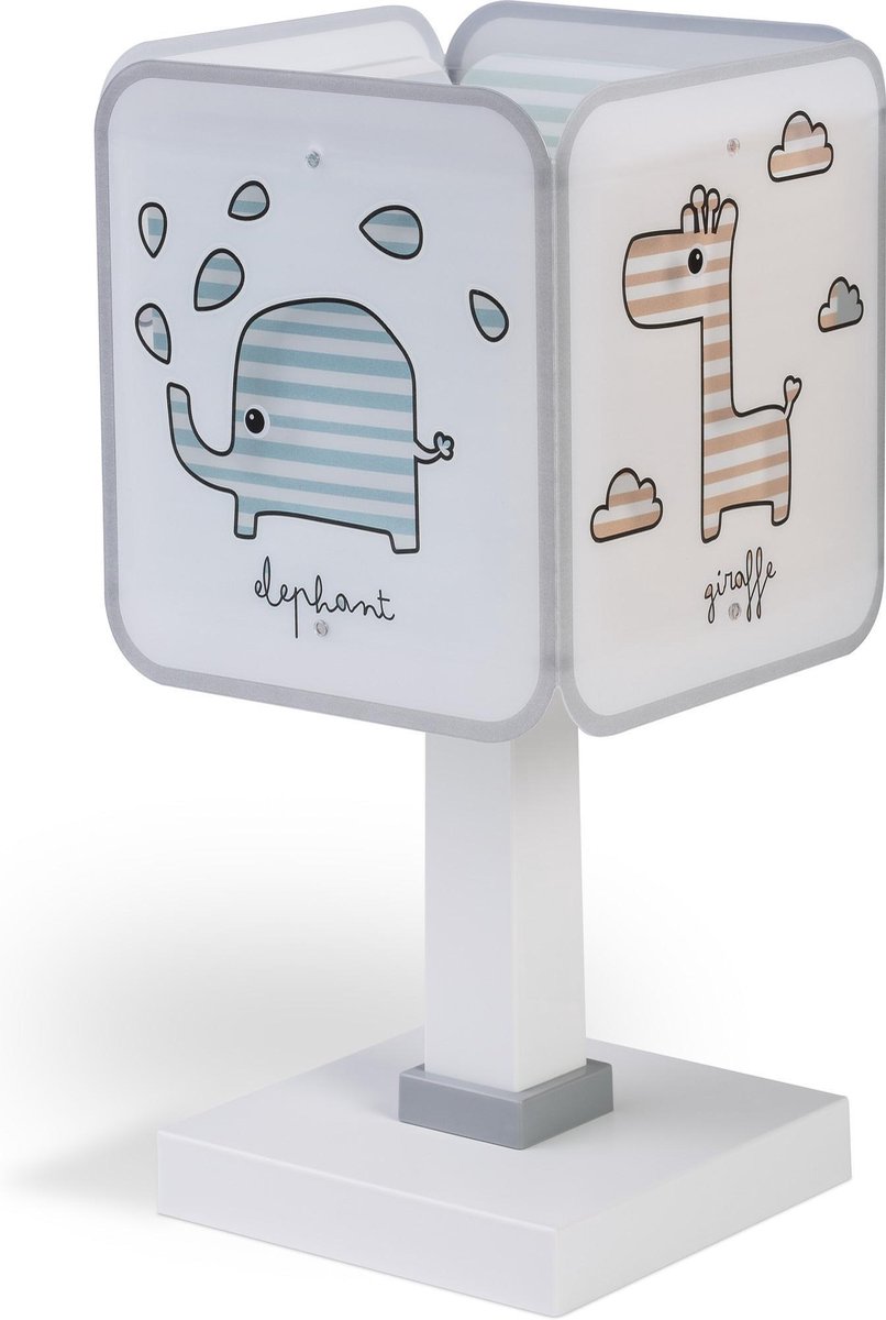 Dalber Tafellamp Baby Zoo 29 Cm Wit