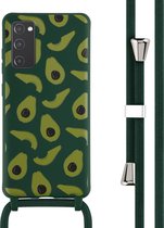 iMoshion Hoesje Met Koord Geschikt voor Samsung Galaxy S20 FE - iMoshion Siliconen design hoesje met koord - Groen / Avocado Green