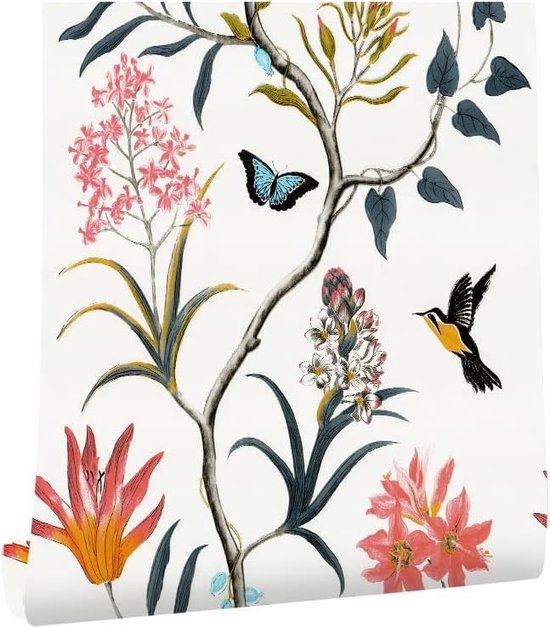 Sticker Mural Fleurs & Oiseaux Artemio, Déco 