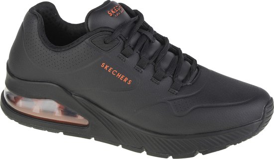 Skechers Uno 2 232181-BKOR, Mannen, Zwart, Sneakers, maat: 48,5