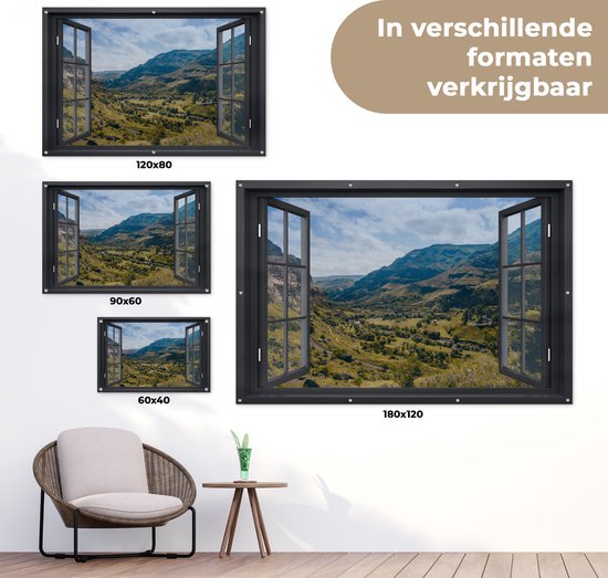 Affiche de jardin Transparent - Berg - Nature - 120x80 cm