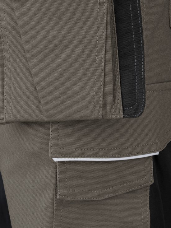 STØRVIK Thijs Stretch Short Work Trousers Men - Short de travail - Taille XS - Taupe