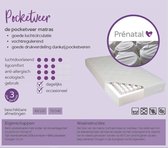 Prénatal Pocketveer Matras - Kindermatras Bamboe - 60 x 120 - Wit