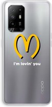 Case Company® - Coque Oppo A94 5G - Je t'aime - Coque souple pour téléphone - Protection sur tous les côtés et bord d'écran