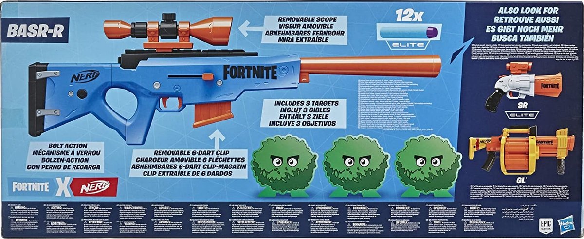 NERF Fortnite BASR-R - Sniper Rifle | bol