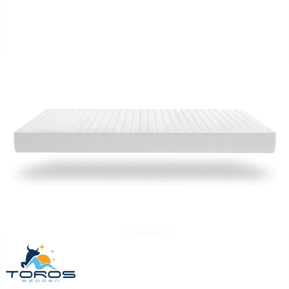 Toros Bedden Matrashoes Bambooe Met 3zijdige Rits - Anti Allergie huisstofmijt - Dikte 17-19cm 90x200 Wit
