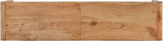 Banc vidaXL - 160 x 38 x 45 cm - Bois d'acacia Massief - Banc rustique - Banc Vintage - Banc industriel