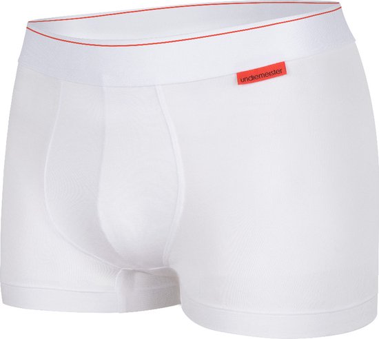 Undiemeister - Boxershort - Boxershort heren - Ondergoed - Gemaakt van Mellowood - Onderbroek mannen - Boxer briefs - Chalk White (wit) - 1 Stuk - XXL