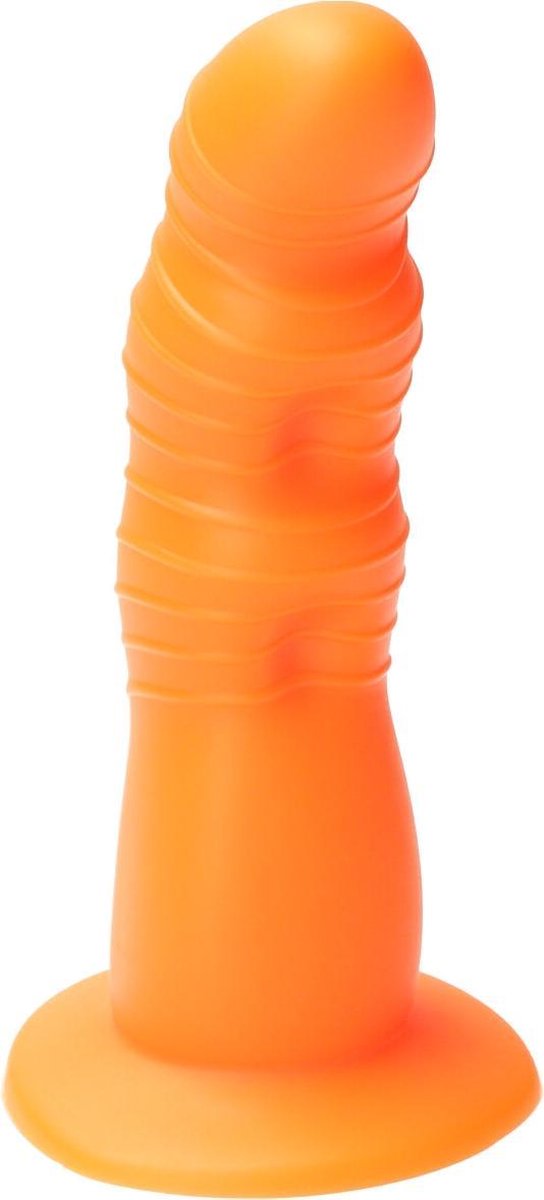 Goedkoopste Ylva & Dite - Rhea - Siliconen Dildo met zuignap - Made in Holland - Oranje
