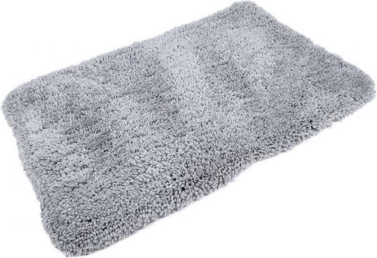 Lex & Max Bench mat 121x78 shaggy lightgrey