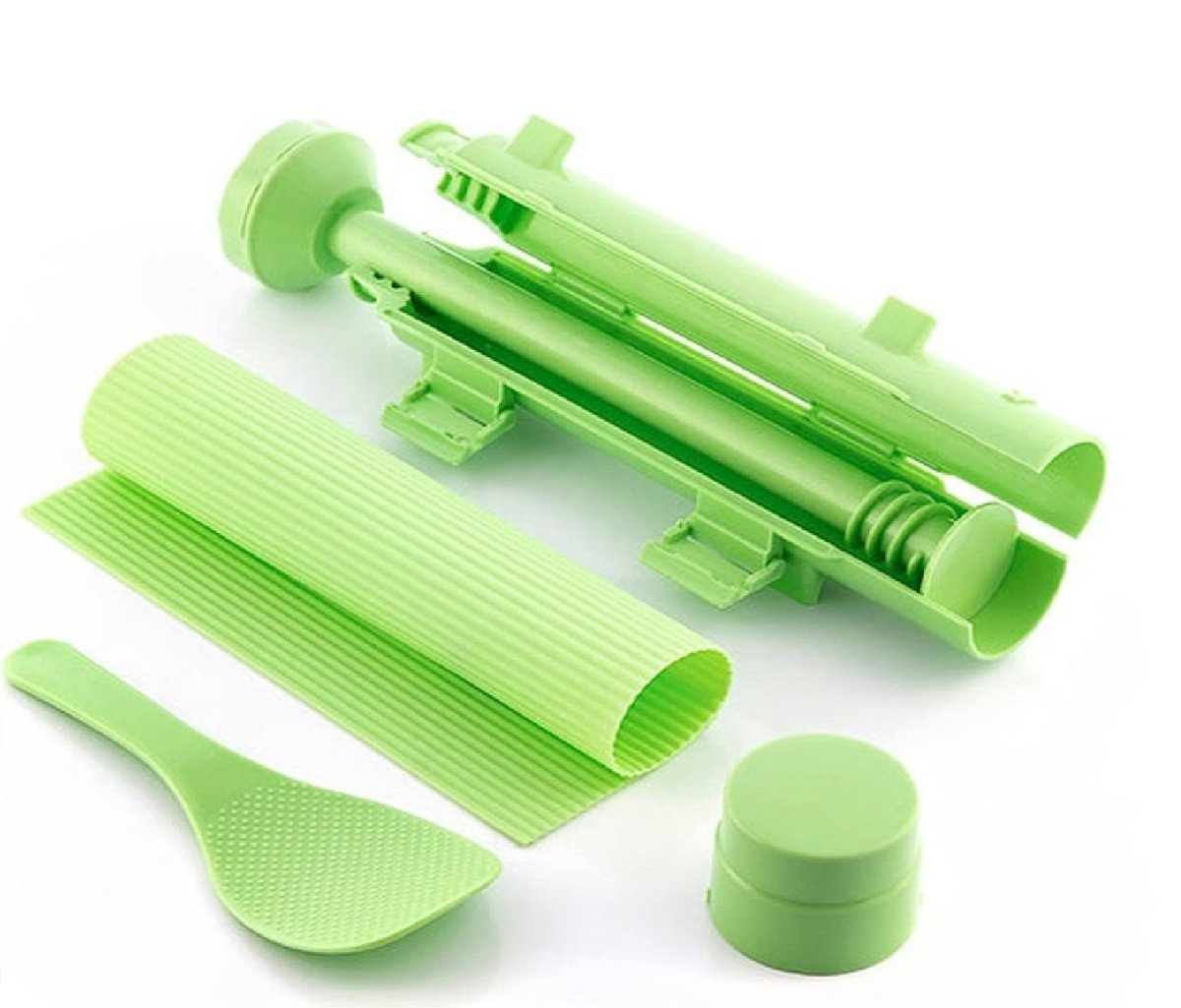 BigBuy Chef Sushi Maker Sushi Set Sushi Kit Zelf Sushi Maken Vaatwasser bestendig Complete set met recepten