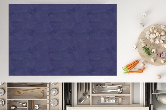 KitchenYeah® Inductie beschermer 76x51.5 cm - Inductie beschermer - Leer - Structuur - Dierenhuid - Kookplaataccessoires - Afdekplaat voor kookplaat - Inductiebeschermer - Inductiemat - Inductieplaat mat