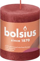 Bolsius Kaarsen - Rustieke Stompkaarsen Set - Rood | Voordeelset