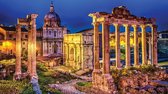 Fotobehang - Vlies Behang - Forum Romanum - Italië - Rome - 208 x 146 cm