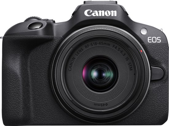 Canon EOS R100 - Systeemcamera - + RF-S 18-45mm f/4.5-6.3 IS STM-lens
