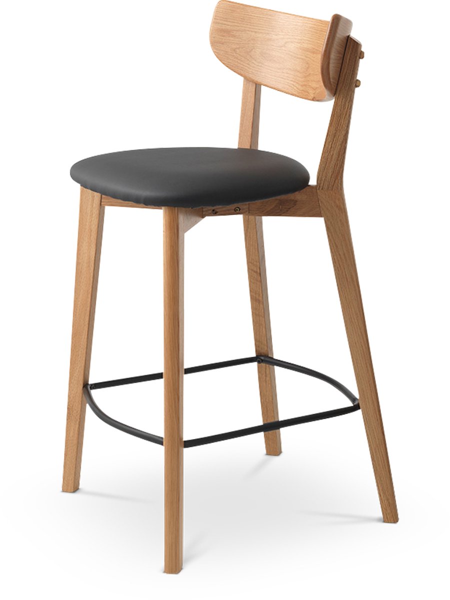 Olivine Jack houten barkruk naturel - 65 cm