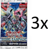 Yu-gi-oh! - Rising Rampage 3 booster pakjes