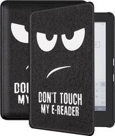 Lunso - Geschikt voor Kobo Glo / Glo HD / Touch 2.0 hoes (6 inch) - sleep cover - Don't Touch