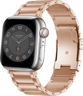 Bracelet Smartwatch en titane - Convient pour Apple Watch Bracelet en titane - or rose - Bracelet / Bracelet / Bracelet Strap-it - Taille: 42 - 44 - 45 - 49mm