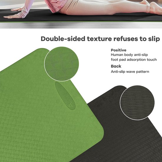 yogamat / Physio Premium yoga mat, gym mat, fitness mat, training mat van Yogamat — afbeelding 2