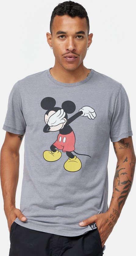 T-shirt de tamponnage Disney Mickey Mouse récupéré
