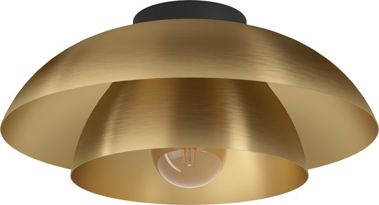 EGLO Cenciara Plafondlamp - E27 - Ø 40 cm - Goud - Staal
