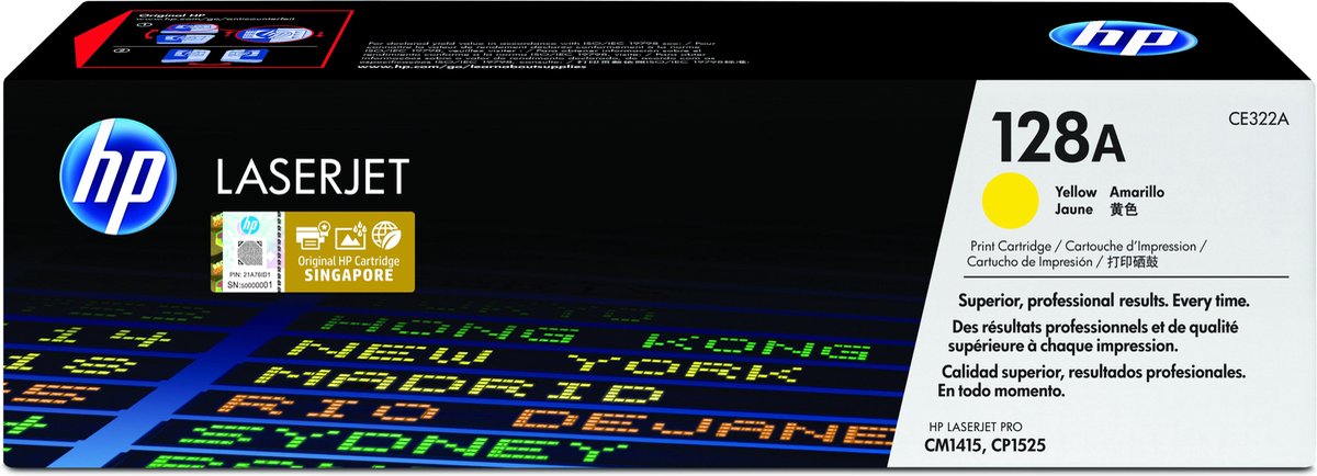 HP 128A CE322A - Geel