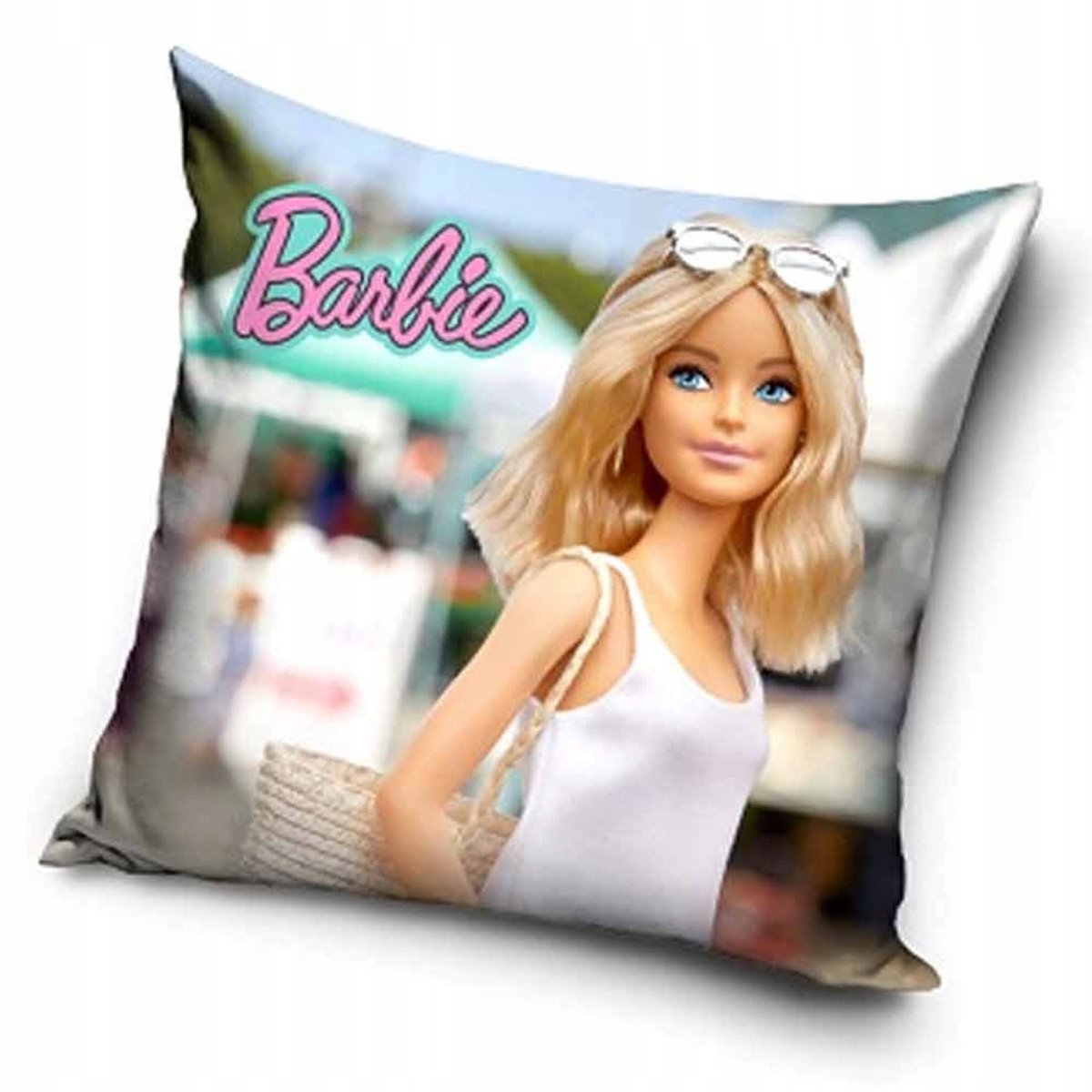 Fluwelen Kussensloep 40x40 cm - Realistisch Barbie-design