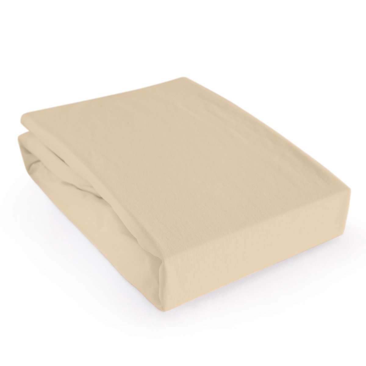 Hoeslaken 70x140cm met matrasbeschermer, afgedekt, beige