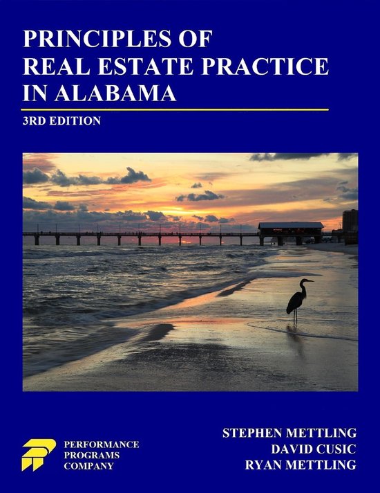 Principles of Real Estate Practice in Alabama - cover