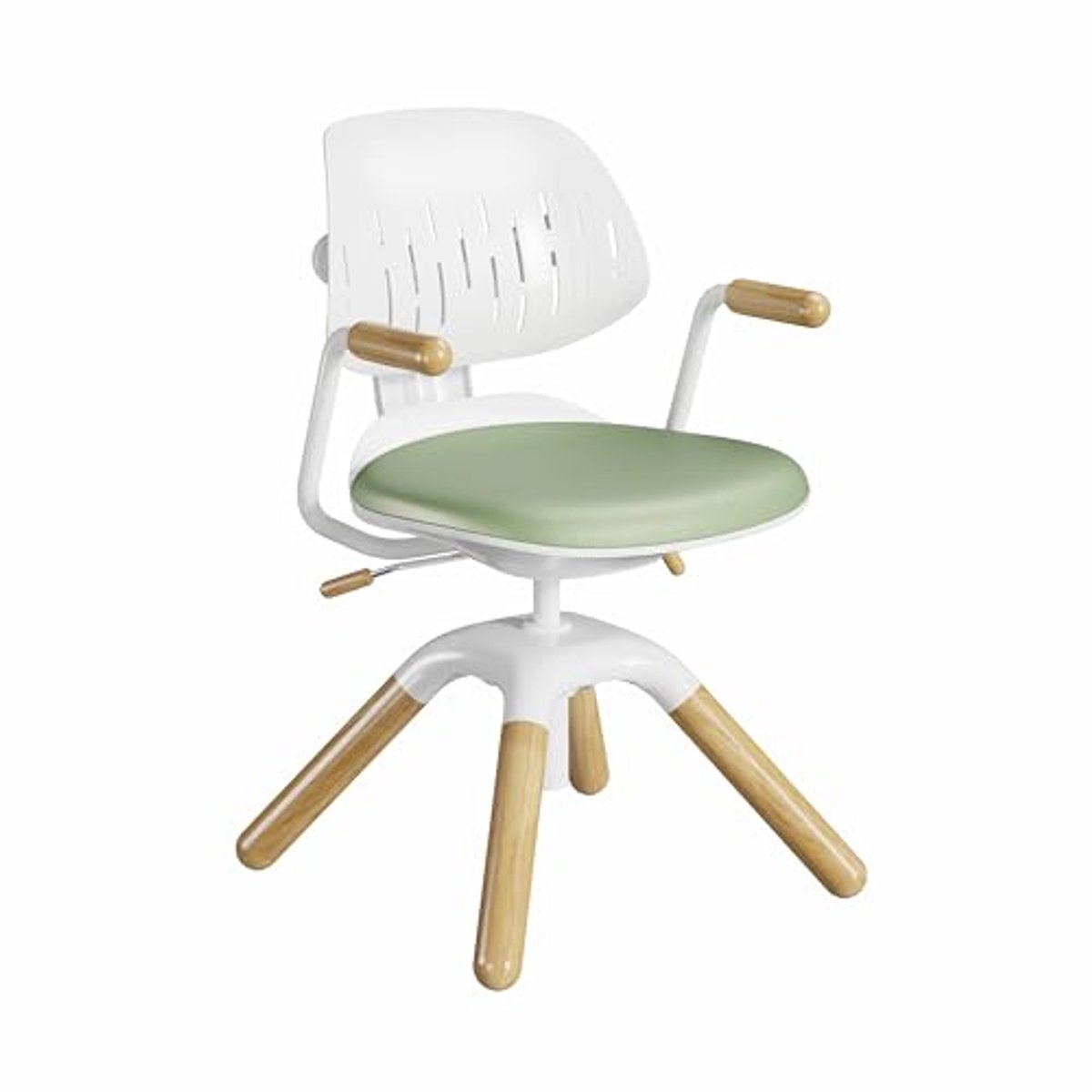 Ergonomische Kinderdraaistoel - Hoogte Verstelbare Kinderstoel met Kantelbare Rugleuning en 360° Draaibaar