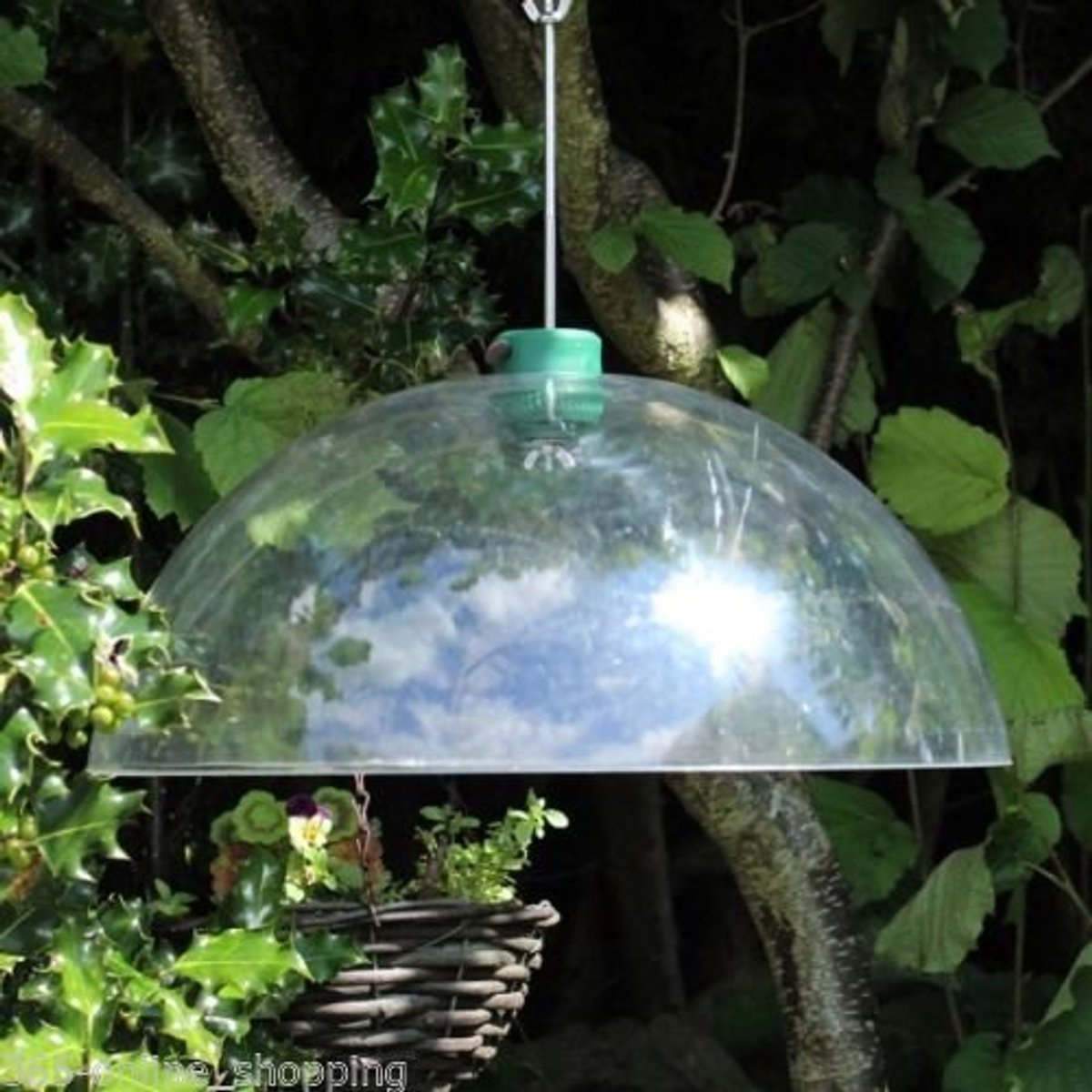 Grote Universele 40Cm Transparante Eekhoorn Baffle - Eekhoorn Proof Vogelvoeder Accessoire
