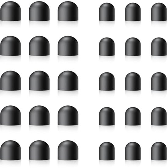 Vervangende Rubber Tips voor Stylus Pennen - 15 Paar, 0,2 en 0,28 Inch