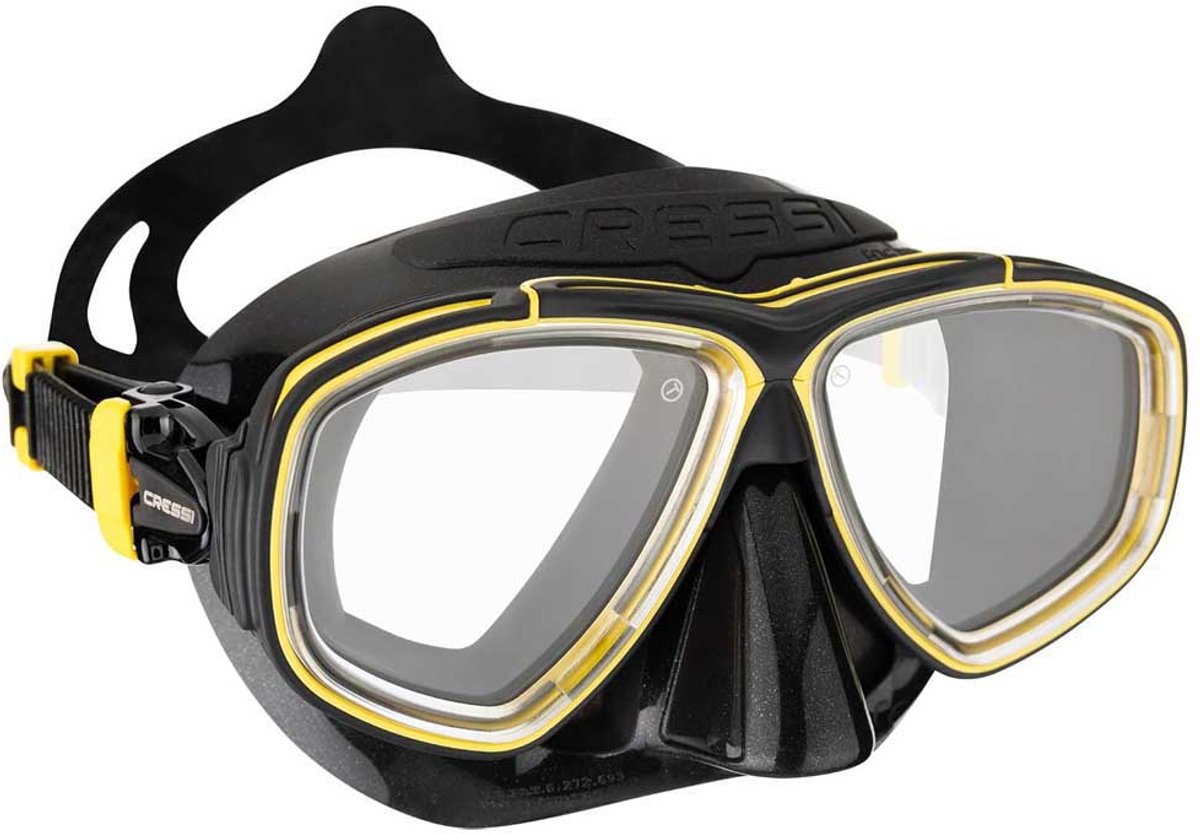 Cressi Prisma Speervissen Masker Zwart Man,Vrouw