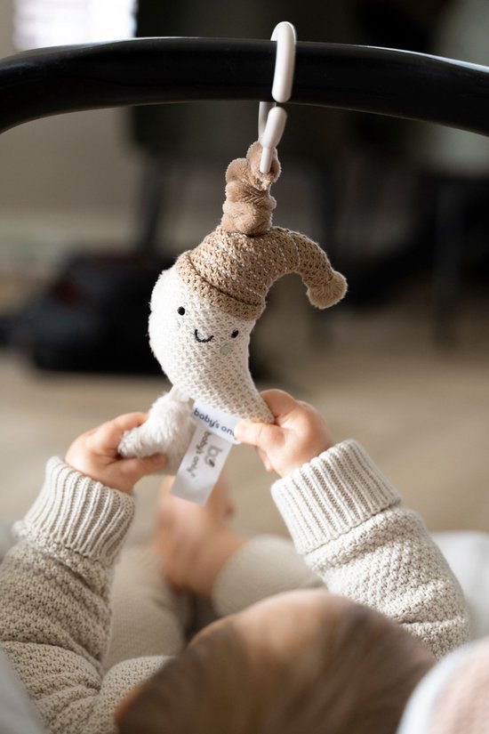 Baby's Only Trilmaantje Heaven - Reisspeelgoed - Speelgoed voor onderweg - Maxi-cosi speelgoed - Buggy speelgoed - Clay/Warm Linen van Baby's Only — afbeelding 3