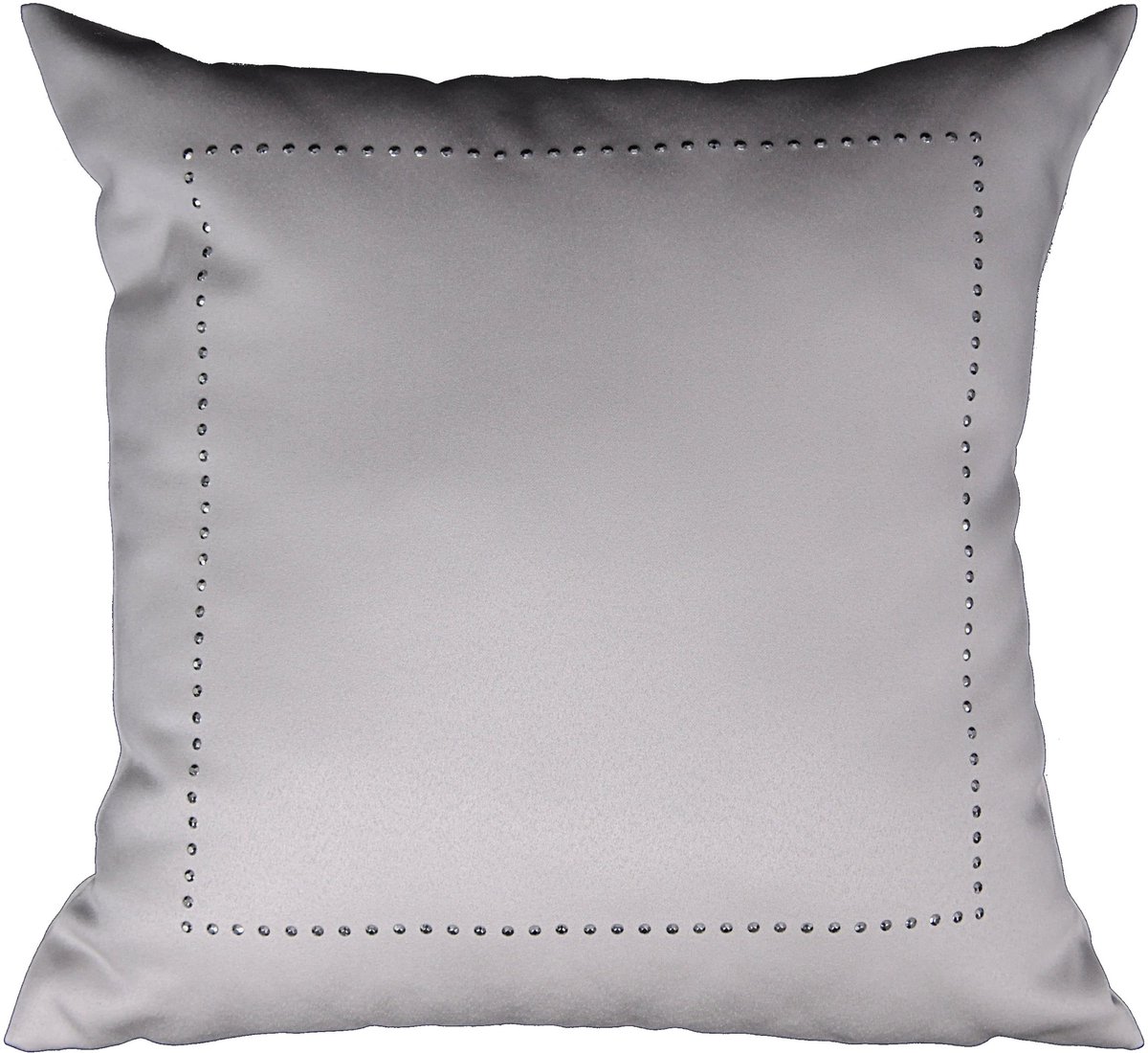 Glamour Decoratieve Kussenhoezen 40x40cm Grijs met Strass