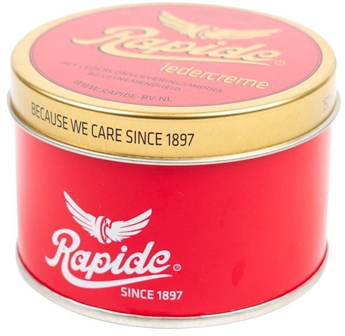 Ledercrème | Bescherm gevet leer | Merk: Rapide | Kleur: Zwart | Inhoud: 150ml