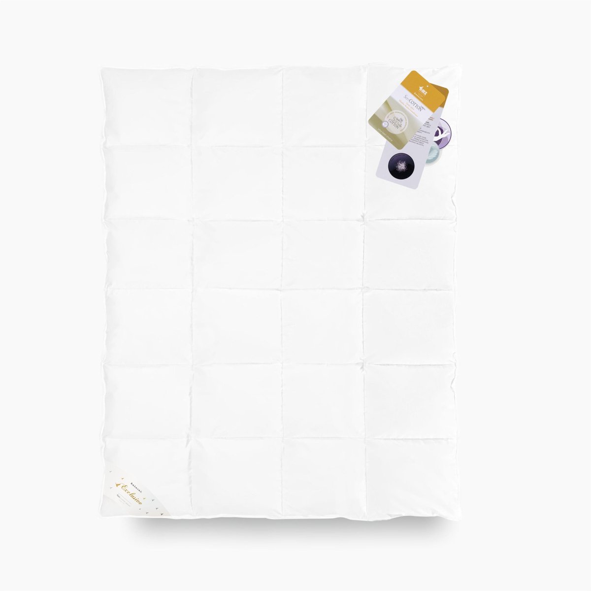Luxe winterdeken 200x220cm met 70% dons - Warm en ademend