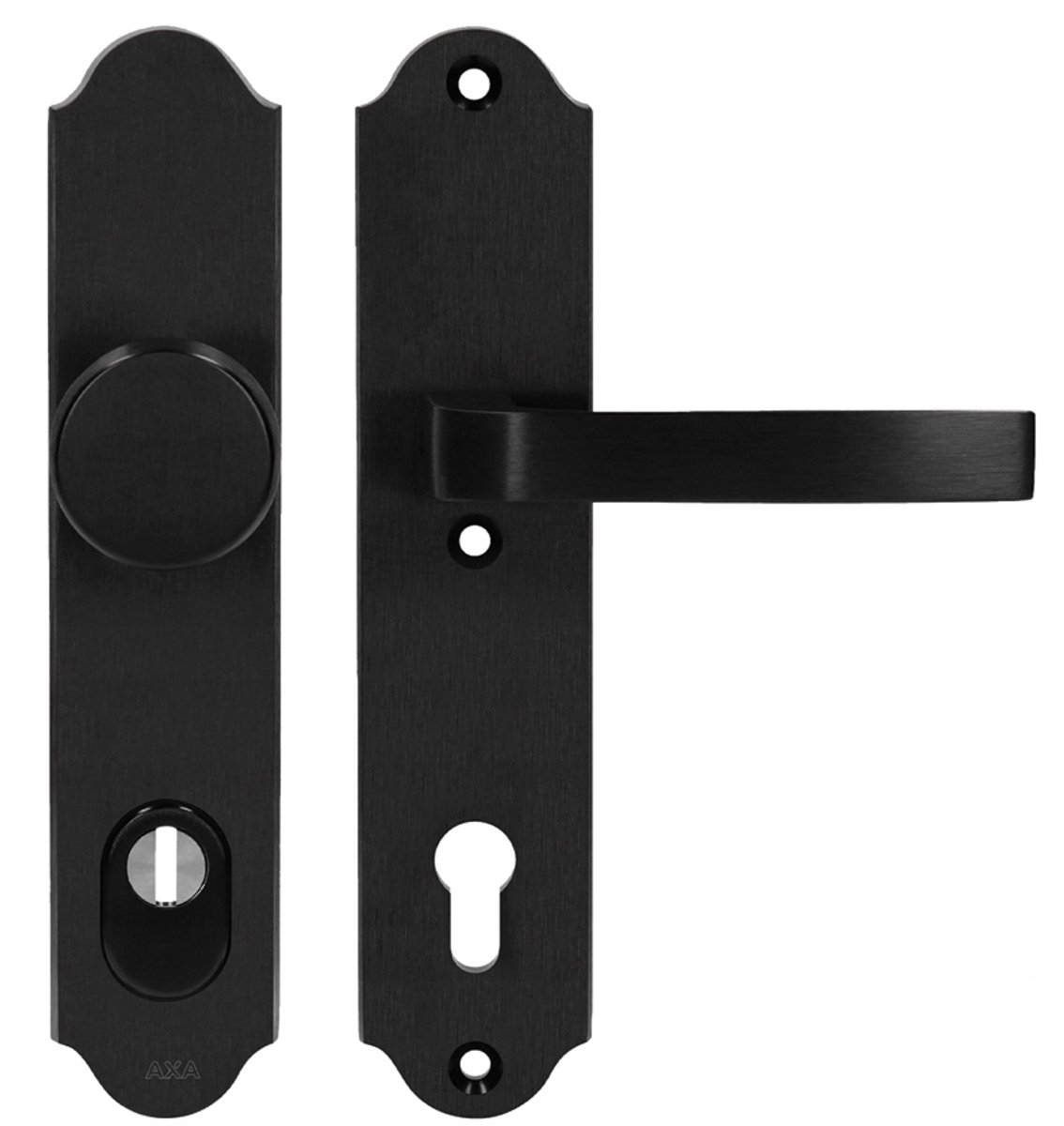 AXA Verona Deurkruk met Flex F8 Beveiliging - Zwart, 92mm