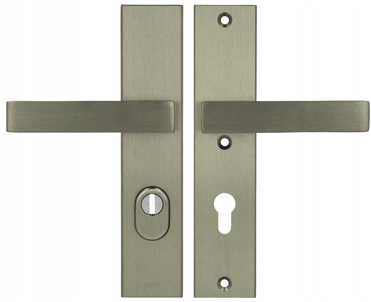 AXA Royal Flex Deurkruk Buiten - Kleur F9 Titanium - Rozet 92mm