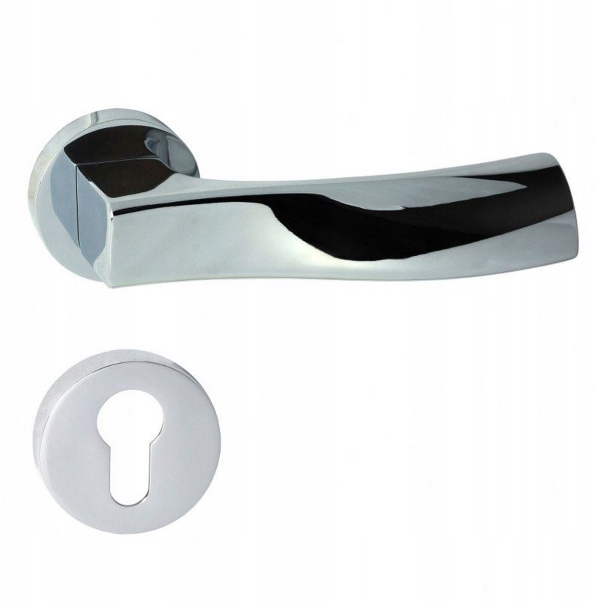 LIVA-R M6 Chroom Interieur Deurlinkset met PZ Schild