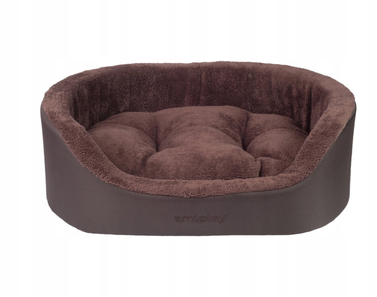 Amiplay Aspen S Hondenkussen Ovaal Bruin - Comfortabel & Duurzaam