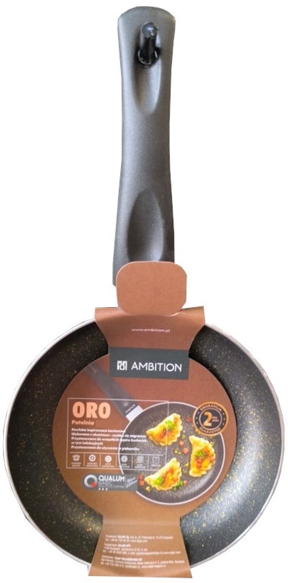 Ambition ORO Koekenpan 20 cm Aluminium met Anti-aanbaklaag
