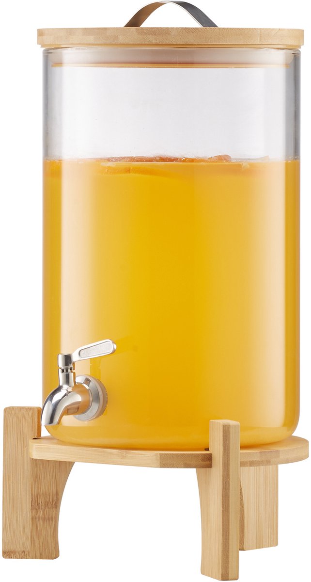 VEVOR Drankdispenser 1x8l Sapdispenser Met Kraan voor Feesten Bars Glas