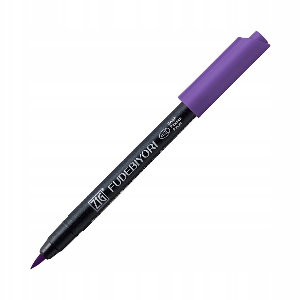 Kuretake Fudebiyori Penseelmarker Violet 080
