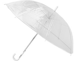 Doorzichtige windproof paraplu - 112 cm